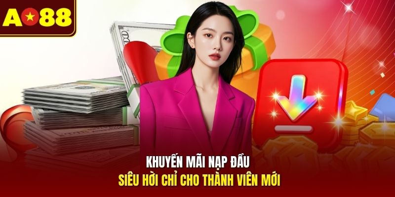 Khuyến mãi nạp đầu siêu hời chỉ cho thành viên mới
